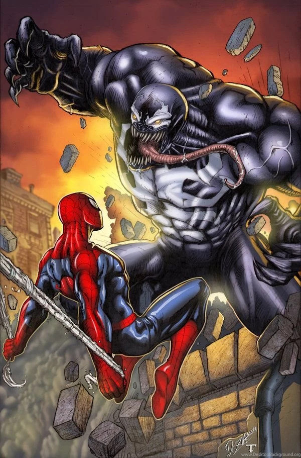SPIDERMAN Vs VENOM By AndreaCelestini On DeviantArt