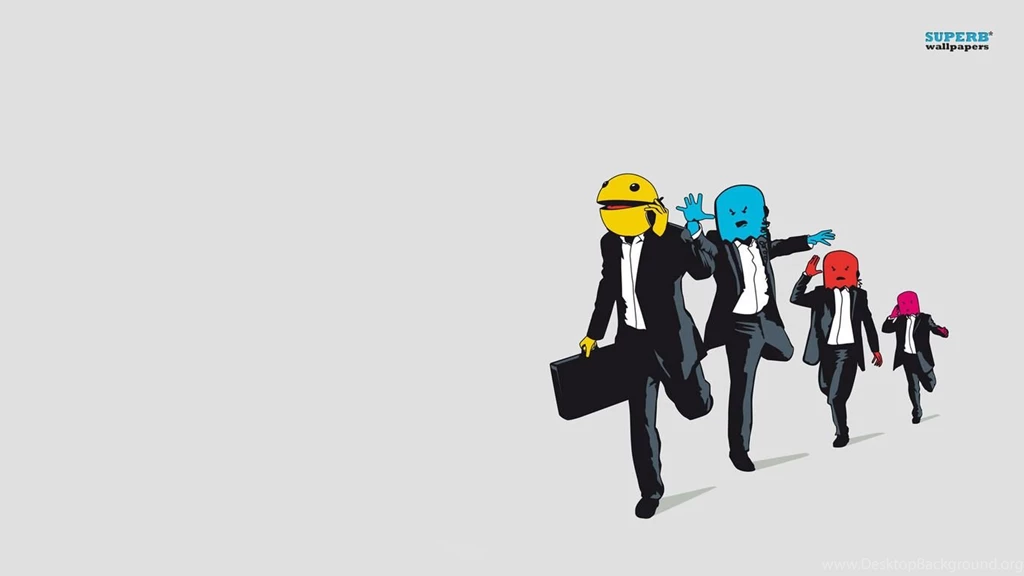 Business Pac Man Chased By Ghosts Wallpapers Game Wallpapers
