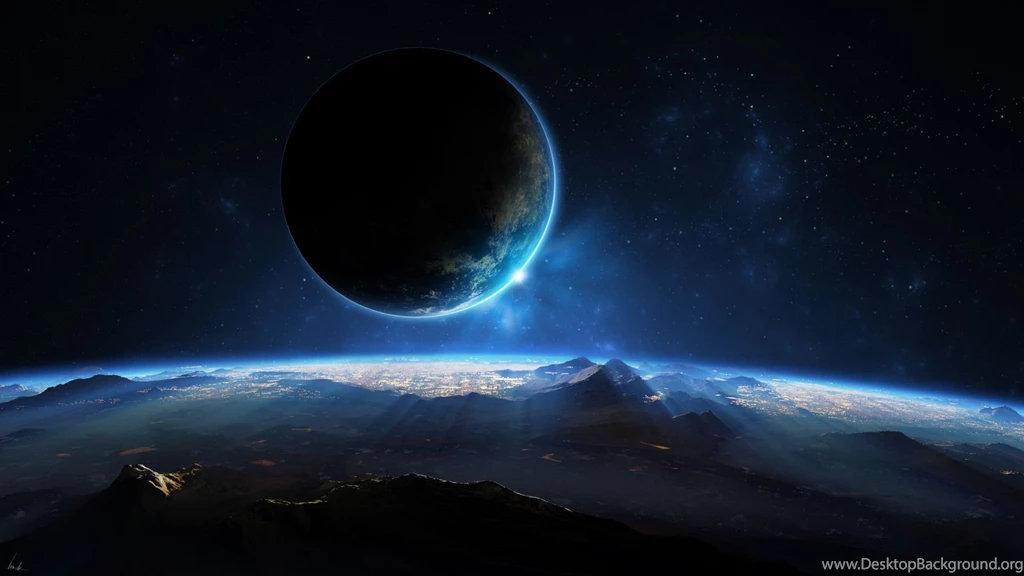 Alien Landscape Planet Stars Starlight Space Planets Wallpapers ...