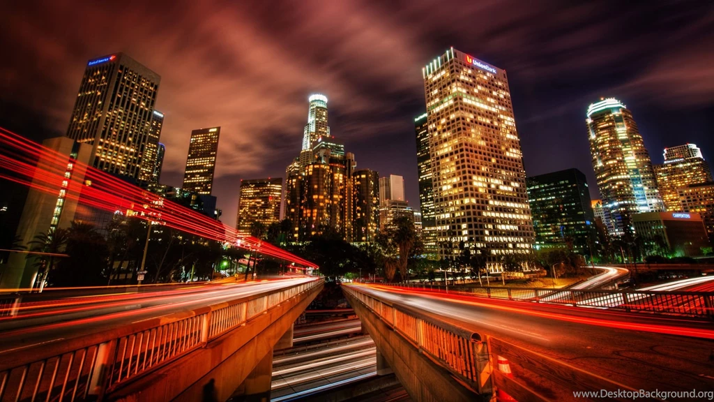 The Starlight In Downtown Los Angeles Widescreen Wallpapers