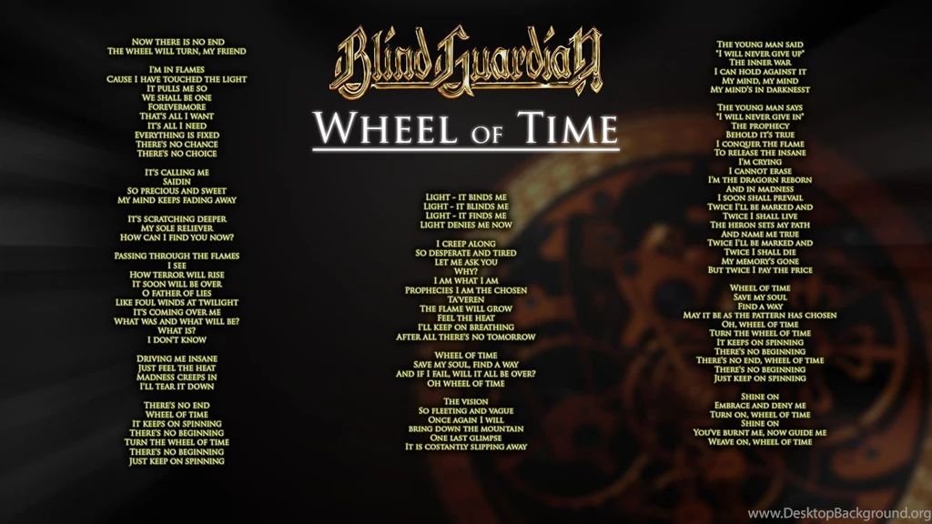 Blind Guardian   "Wheel Of Time" Lyrics [1920x1080] : Wallpapers