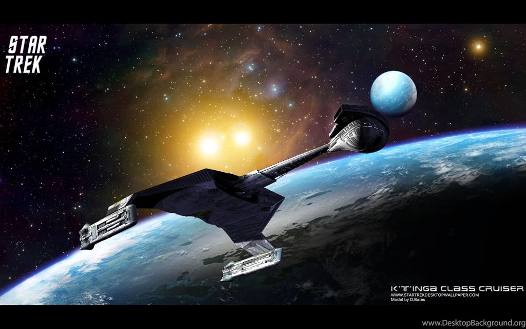 Star Trek K'T'Inga Class Cruiser, Free Star Trek Computer Desktop ...