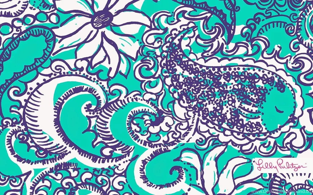 1600x1001px Blue Lilly Pulitzer Backgrounds