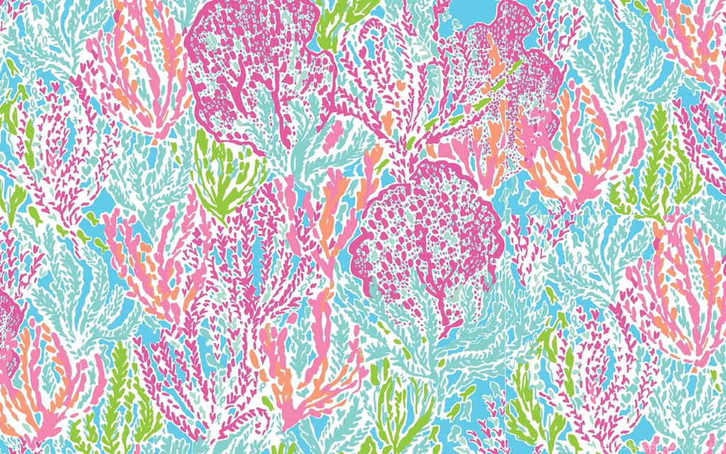 Lilly Pulitzer Logo Wallpaper.