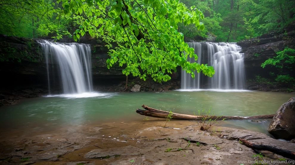 Arkansas Wallpapers The Twin Falls Of Richland