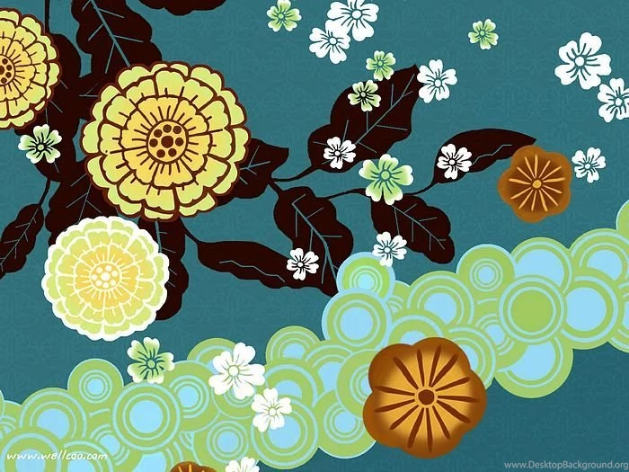 Japanese Style Floral Design , Bold And Imaginative Colors 31 ...