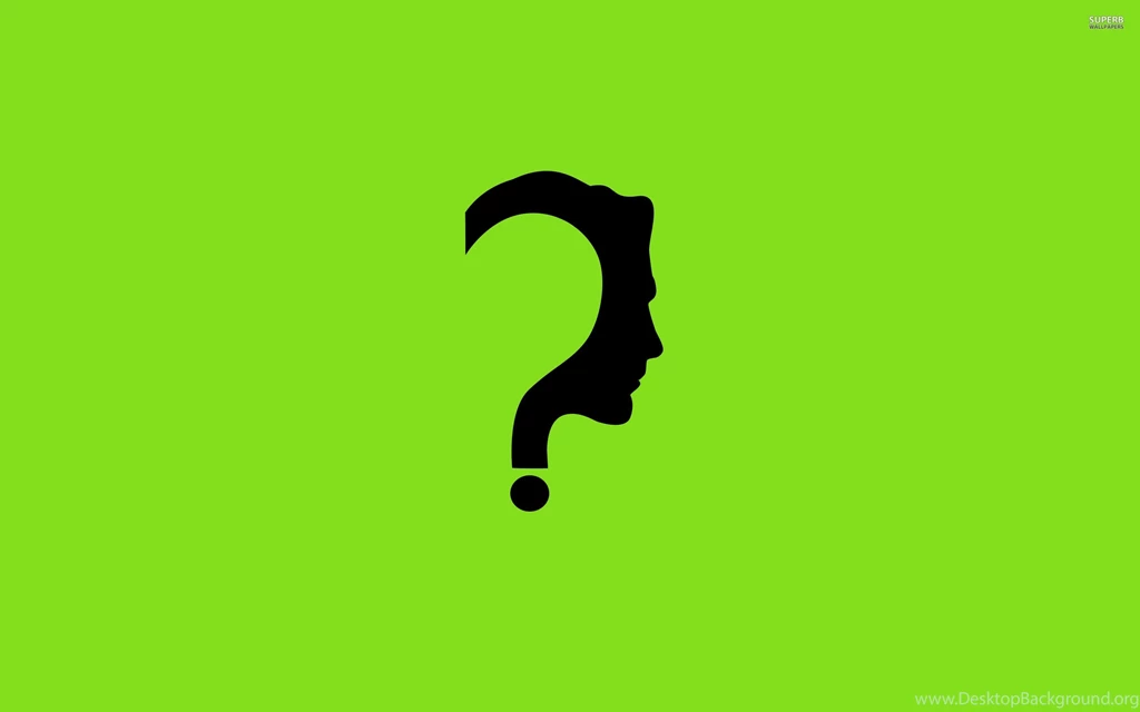 Face On A Question Mark Wallpapers Minimalistic Wallpapers