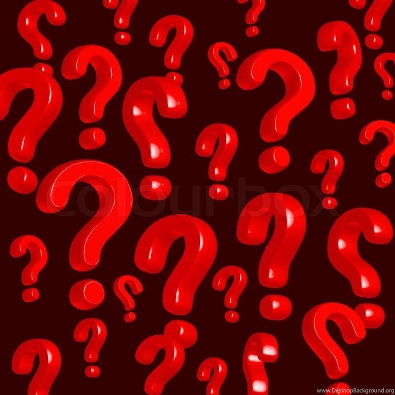 Wallpapers Of Red Question Marks Stock Photo