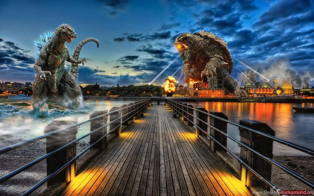Godzilla Vs Gamera HD Wallpapers By Legrandzilla On DeviantArt