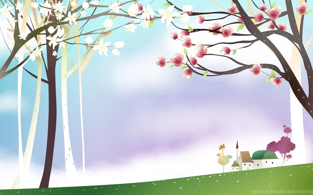 Spring Scenery, Beautiful, Cartoons, 1920x1200 HD Wallpapers And ...