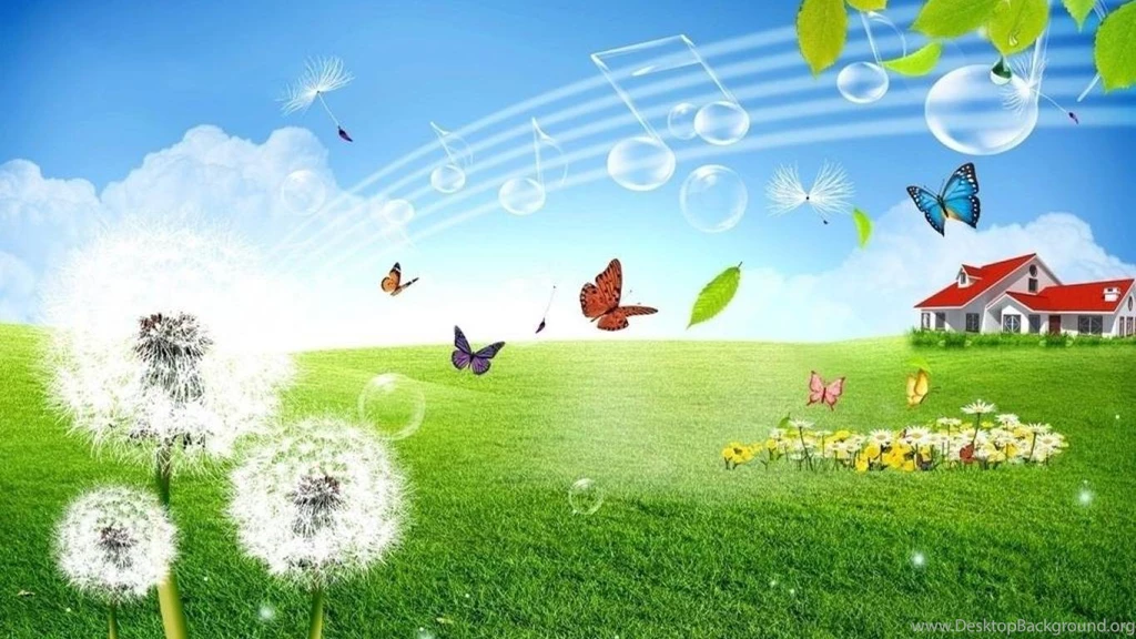 SPRING LANDSCAPE WALLPAPER   (