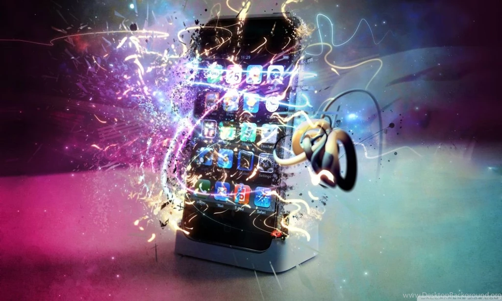 Magic Lighting Effect iPhone HD Desktop Wallpapers : Widescreen ...
