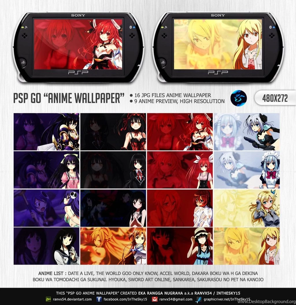Psp Go Wallpapers Anime By Ranvx54 On DeviantArt
