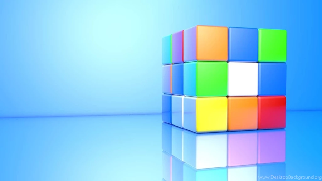 Colorful 3D Cubes Awesome Picture Wallpapers