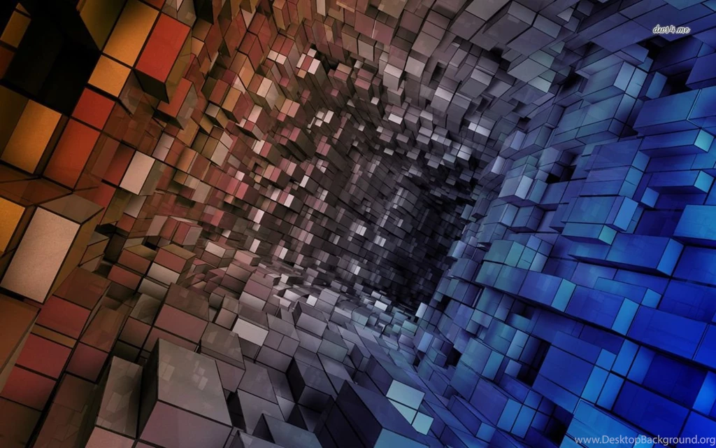 Cube Tunnel Wallpapers 3D Wallpapers