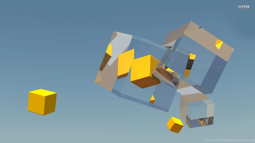 Connected Cubes Wallpapers 3D Wallpapers