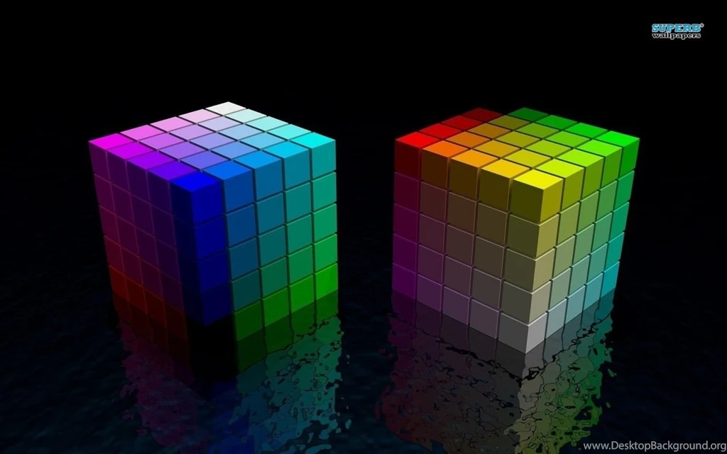 Rainbow Cubes Wallpapers 3D Wallpapers
