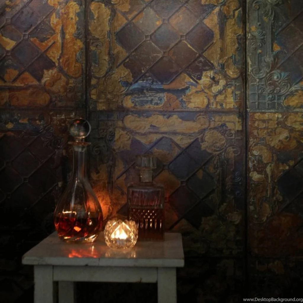 Merci Wallpapers Brooklyn Tins, Metal Gold, Tin 08 Lefliving.com