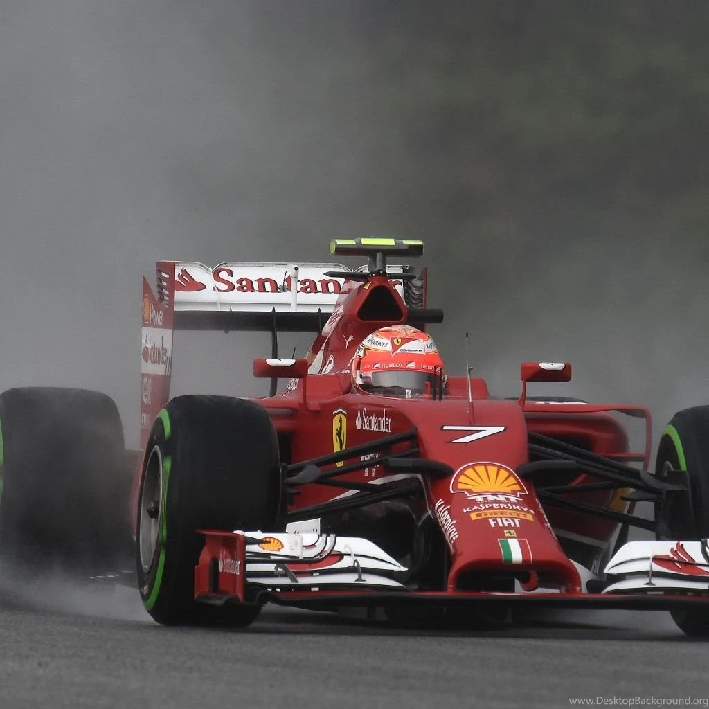 Wallpapers F1, Ferrari, F14t, Kimi, Raikkonen, Kimi Raikkonen, Rain ...