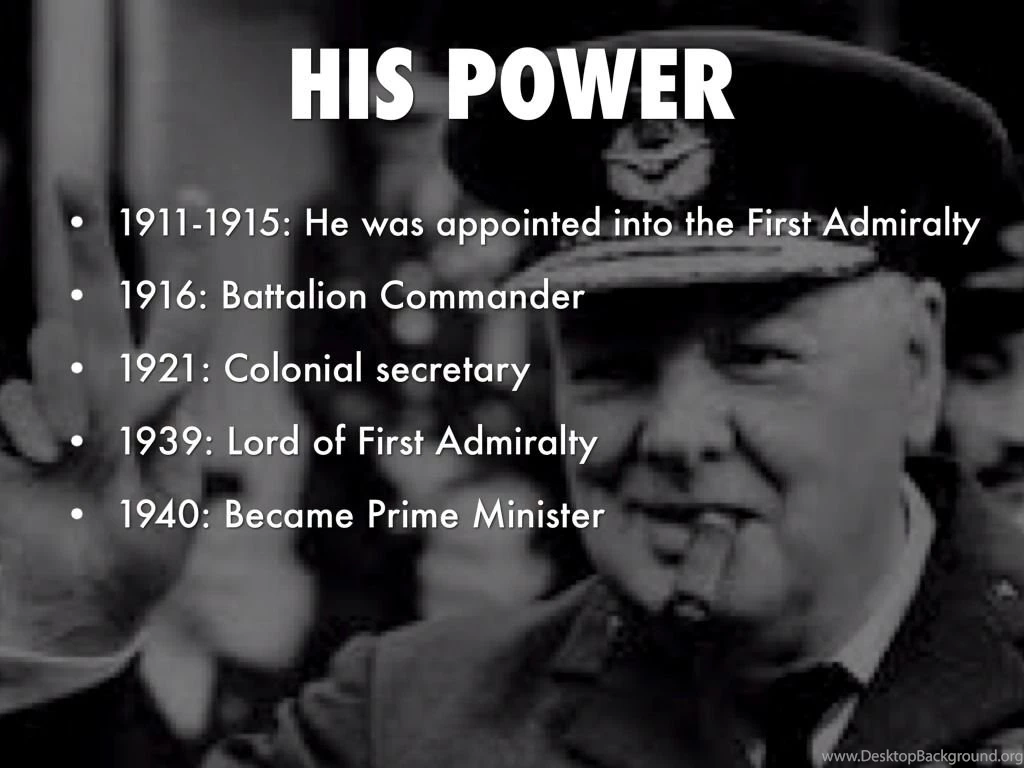 Winston Churchill By Langston Conley Desktop Background
