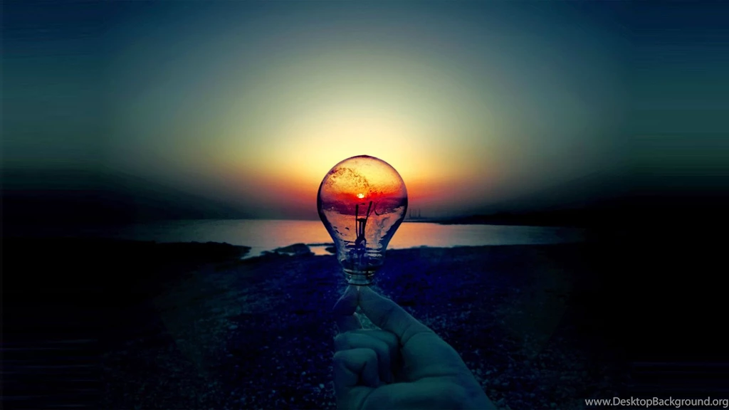 Lightbulb At Sunset HD Wallpapers Windows