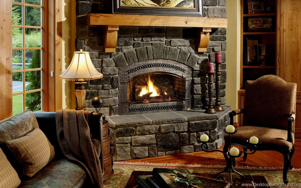 9 Lovely HD Fireplace Wallpapers HDWallSource.com