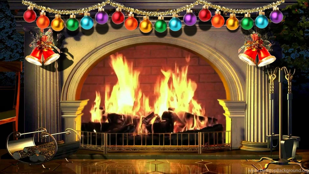 Virtual Christmas Fireplace   Free Backgrounds Video 1080p HD 15 ...