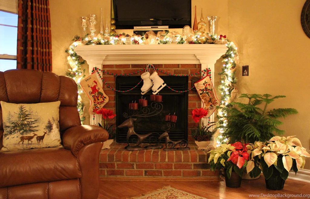 Fireplace Backyard Wallpapers