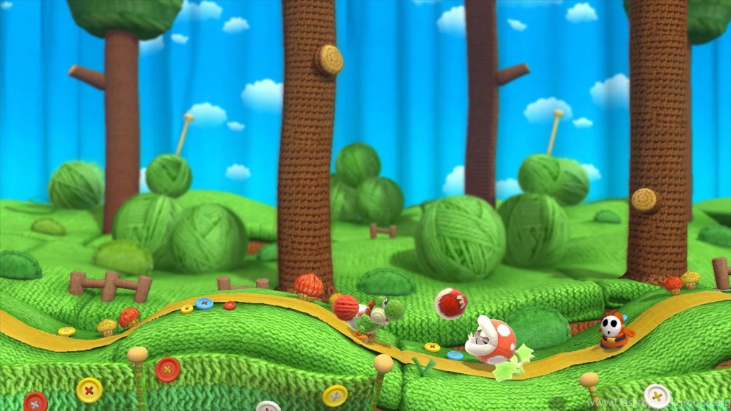 Yoshi's Woolly World Computer Wallpapers, Desktop Backgrounds ...