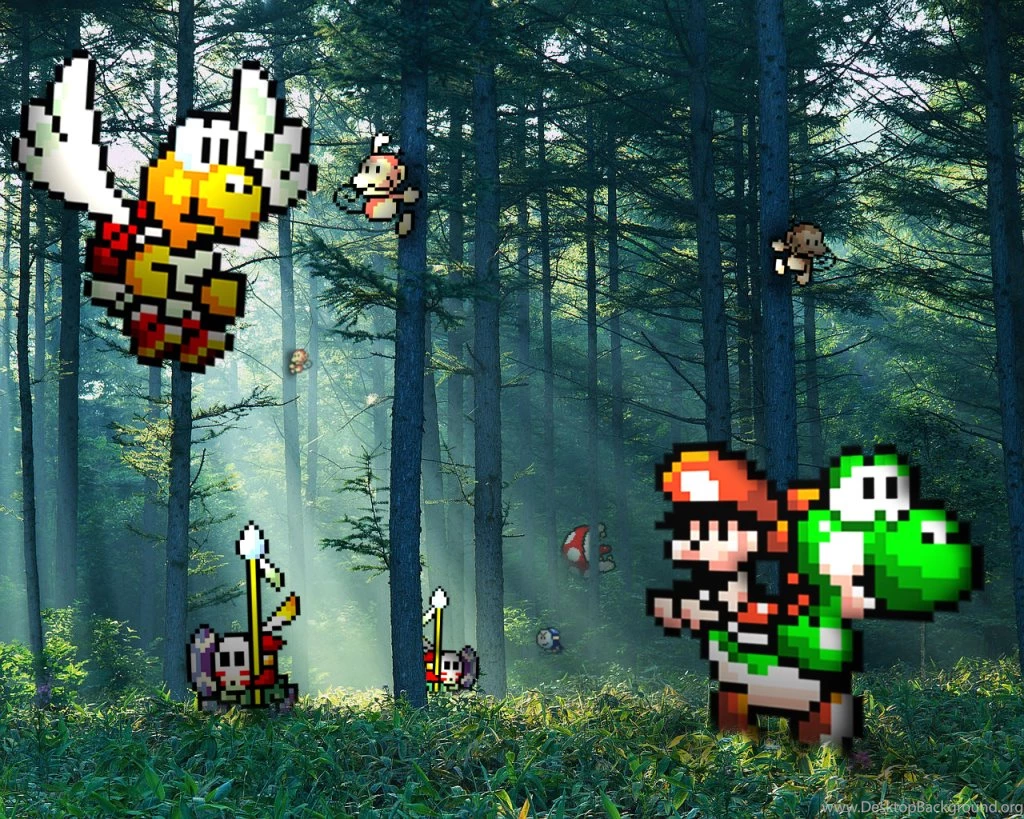 Retro Forest 'Yoshi's Isl.' By RETROnoob On DeviantArt