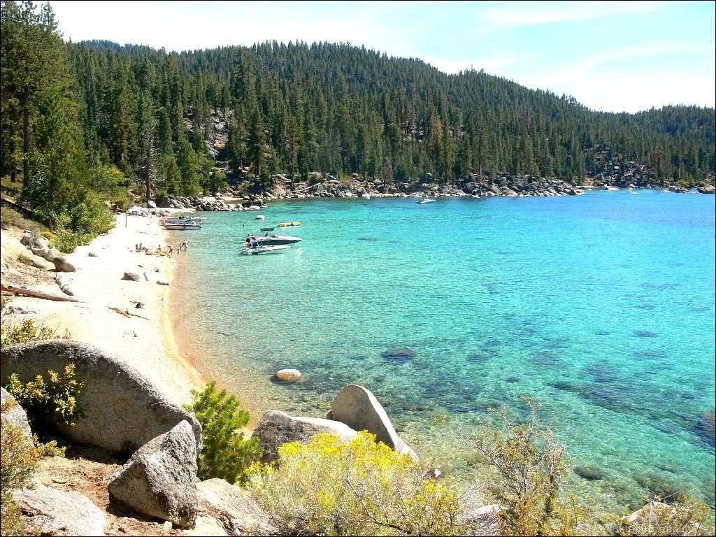 Secret Harbor Lake Tahoe Wallpaper.