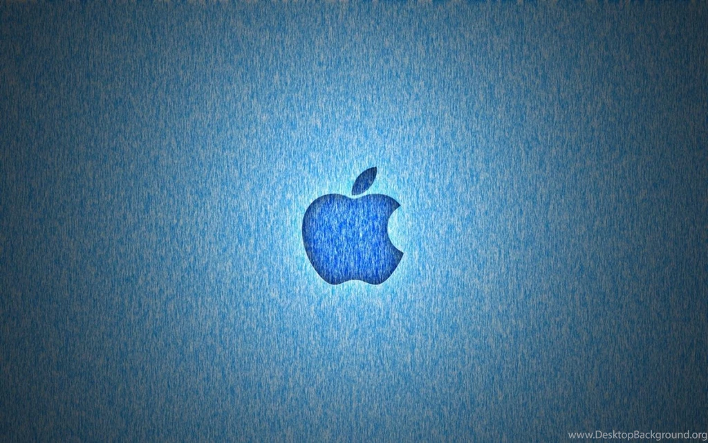 Download Cool Mac Os Lion Sea Blue With Apple Logo Wallpapers