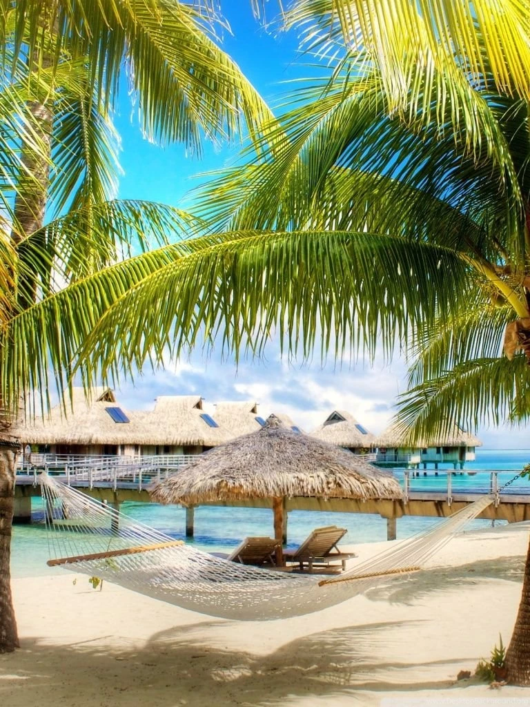 Tropical Beach Resort HD Desktop Wallpapers : High Definition ...