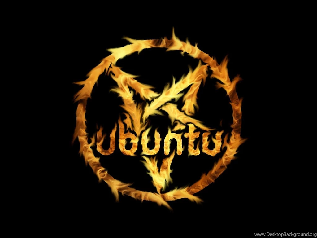 Pentagram Ubuntu Satanic Wallpapers