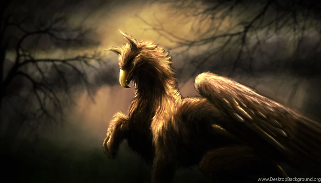 Gryphon Animal Animals Birds Bird Fantasy Creature Wallpapers ...
