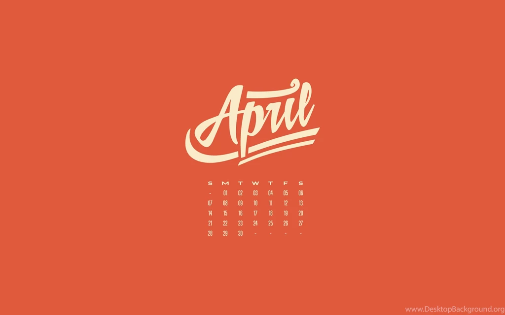 April 2013 Desktop Calendar Wallpapers