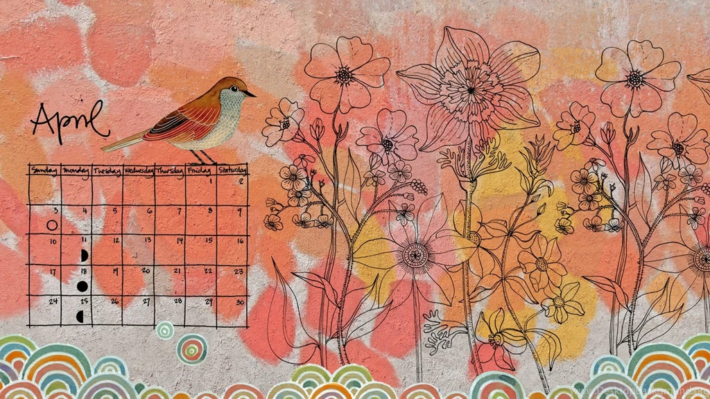 Geninne's Art Blog: April Desktop Image