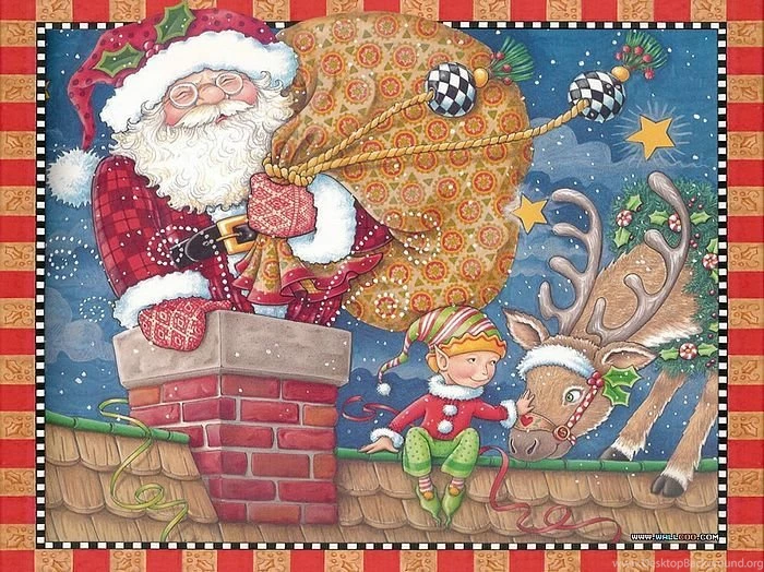 Art Illustration Of Santa Claus   The Night Before Christmas 9 ...