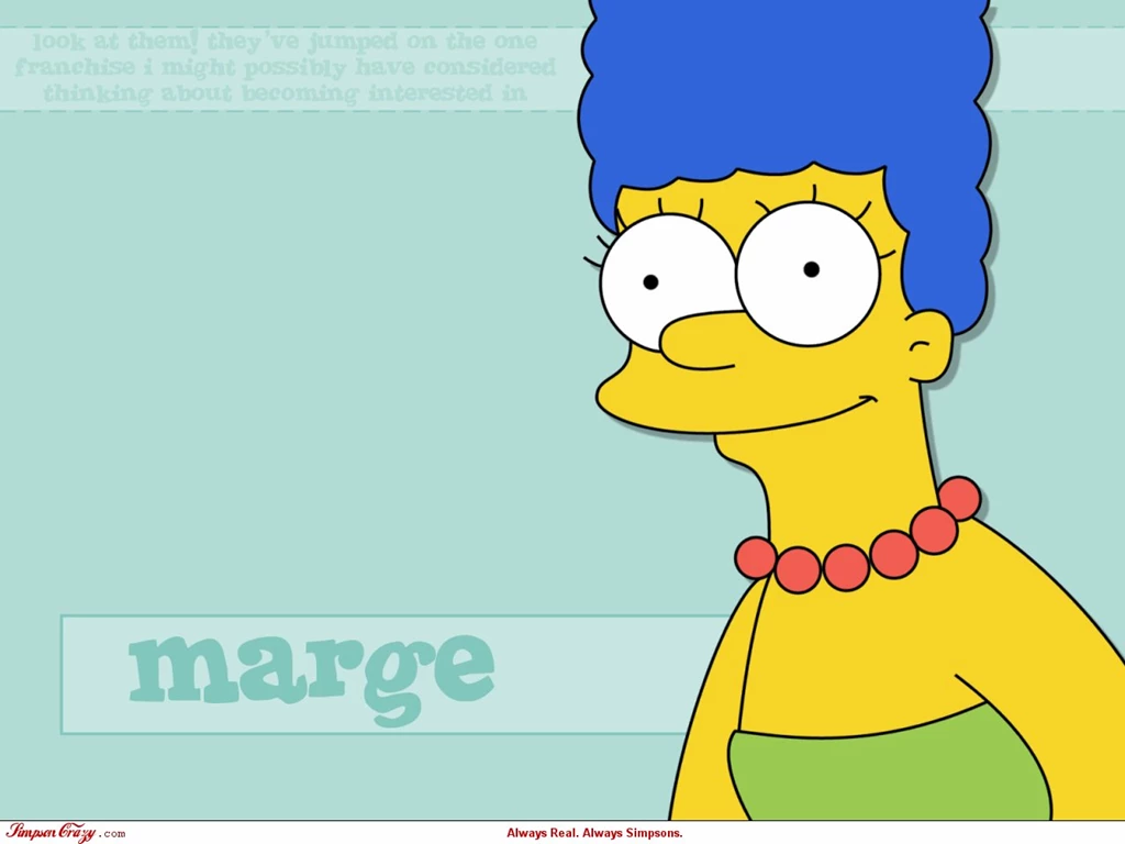 The Simpsons Marge Full HD Backgrounds For iPhone Cartoons Wallpapers