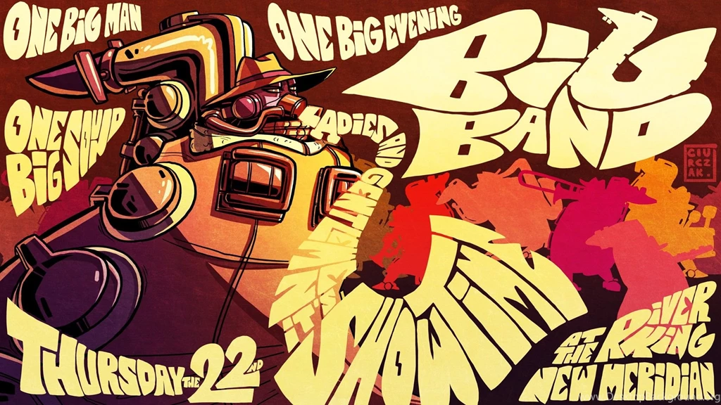 Video Games, Robots, Skullgirls, Big Band :: Wallpapers