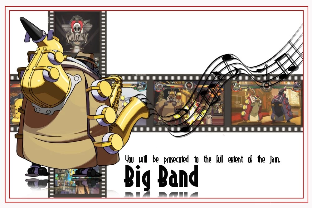 Skullgirls: Big Band Arcade Stick Art By TheDrewCruz On DeviantArt