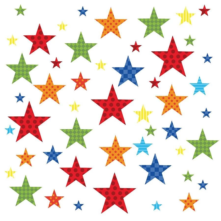 Childrens Bright Star Wall Stickers By Kidscapes Wall Stickers ...