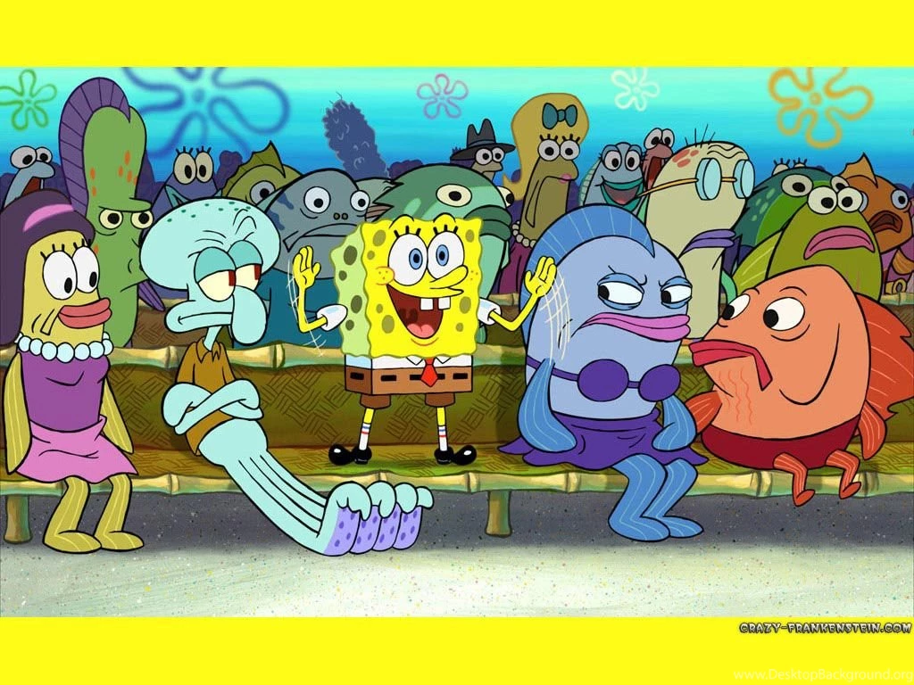 Sponge Bob Cartoon Wallpapers Crazy Frankenstein