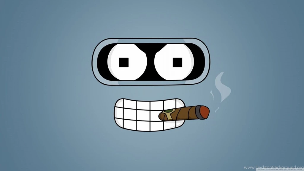 Futurama Bender Cigar HD Desktop Wallpapers : High Definition ...
