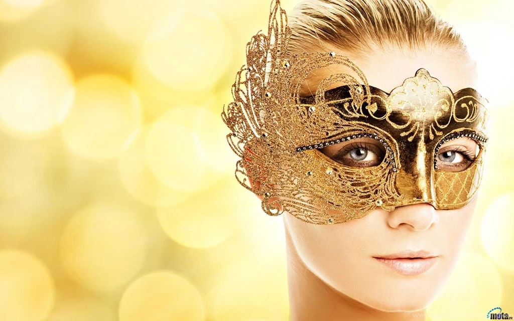 Download Wallpapers Woman In Carnival Mask (1680 X 1050 Widescreen ...