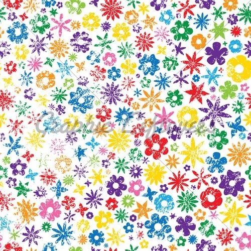 Colorful Grungy Flower Backgrounds · GL Stock Images