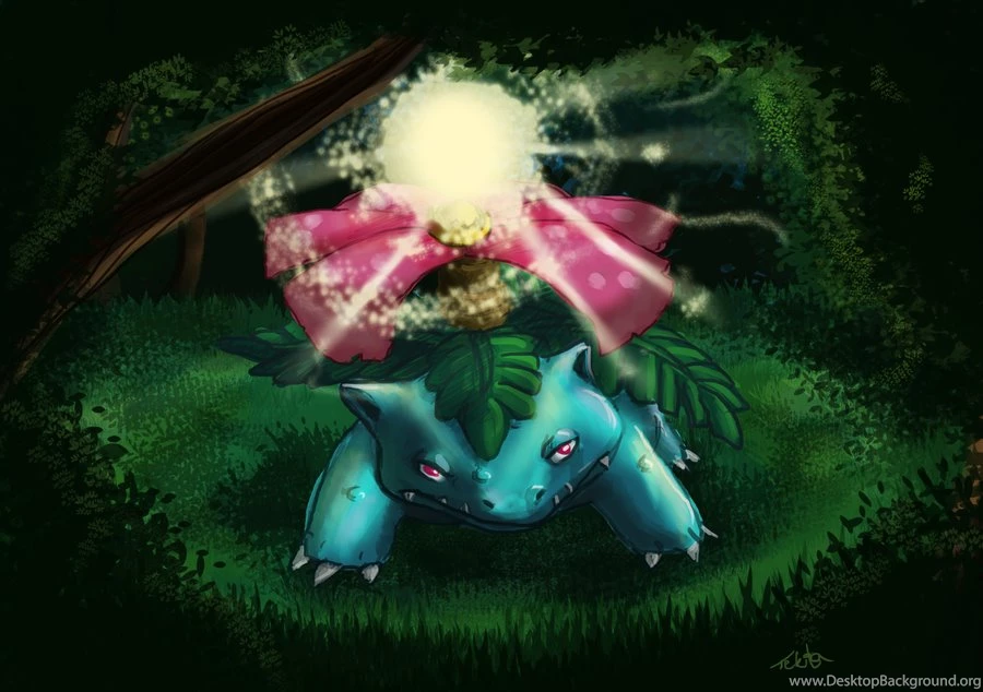Venusaur Used Solar Beam By Dreamprotected On DeviantArt Desktop Background