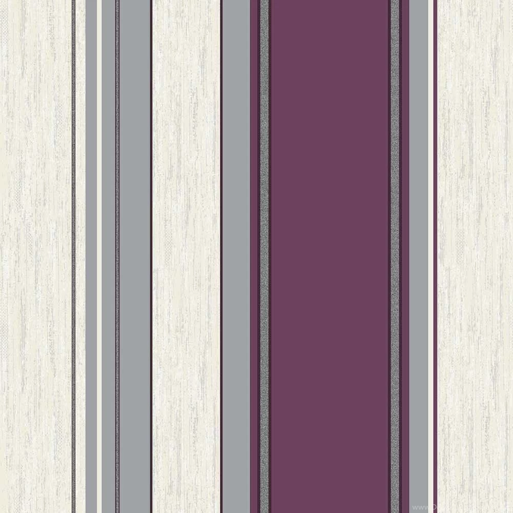 Vymura Synergy Striped Designer Feature Wallpapers Purple / White ...