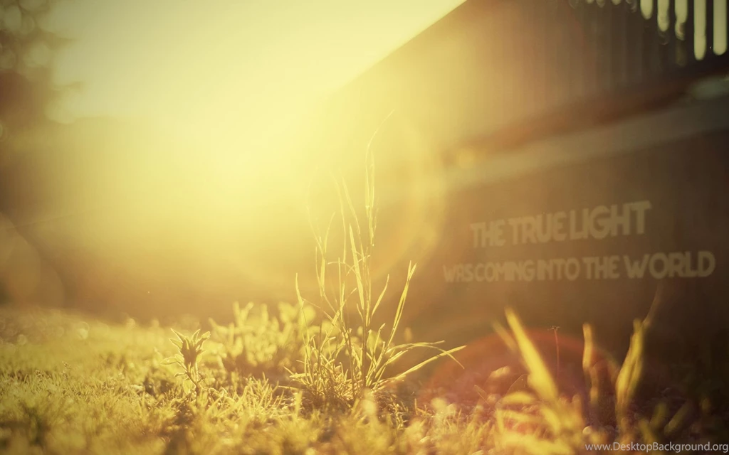 The True Light Was Coming Into The World Jesus Sun Christian ...