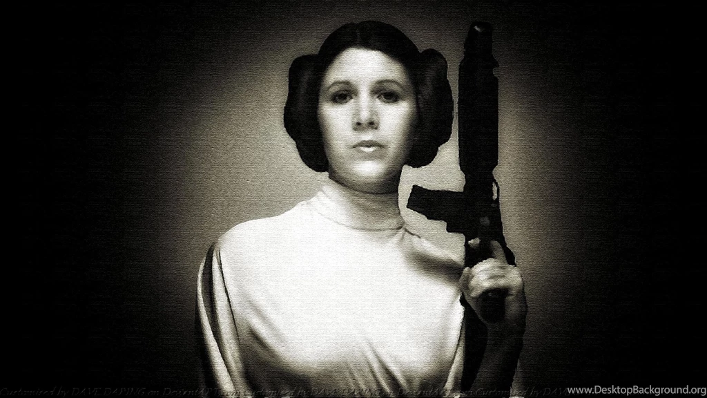 Carrie Fisher Princess Leia By Dave Daring On DeviantArt